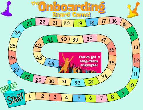 Onboarding board game